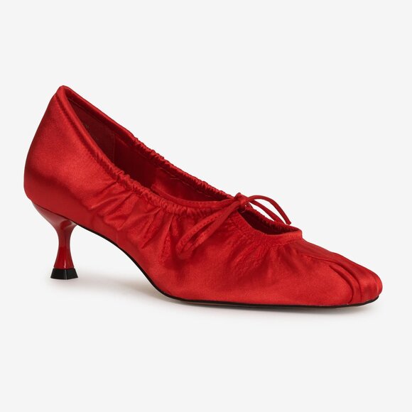 For Love And Lemons Shoes - For Love & Lemons Lyon Heel Size 3737 / Red